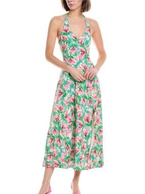 Astr The Label Linnea Halter Maxi Dress Size Small